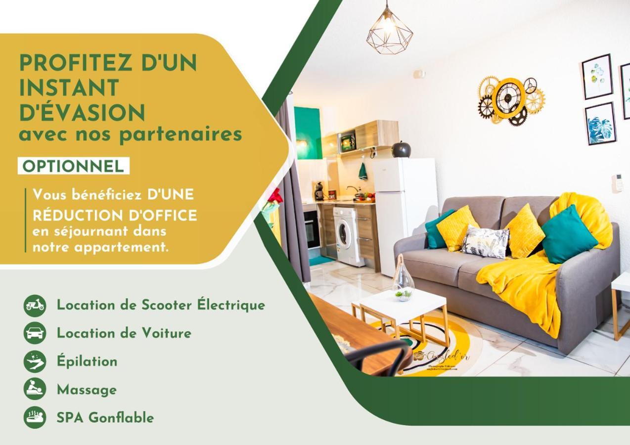 卡宴Le Jardin Secret Guyanais Avec Piscine Et Jardin De 70 M2公寓 外观 照片